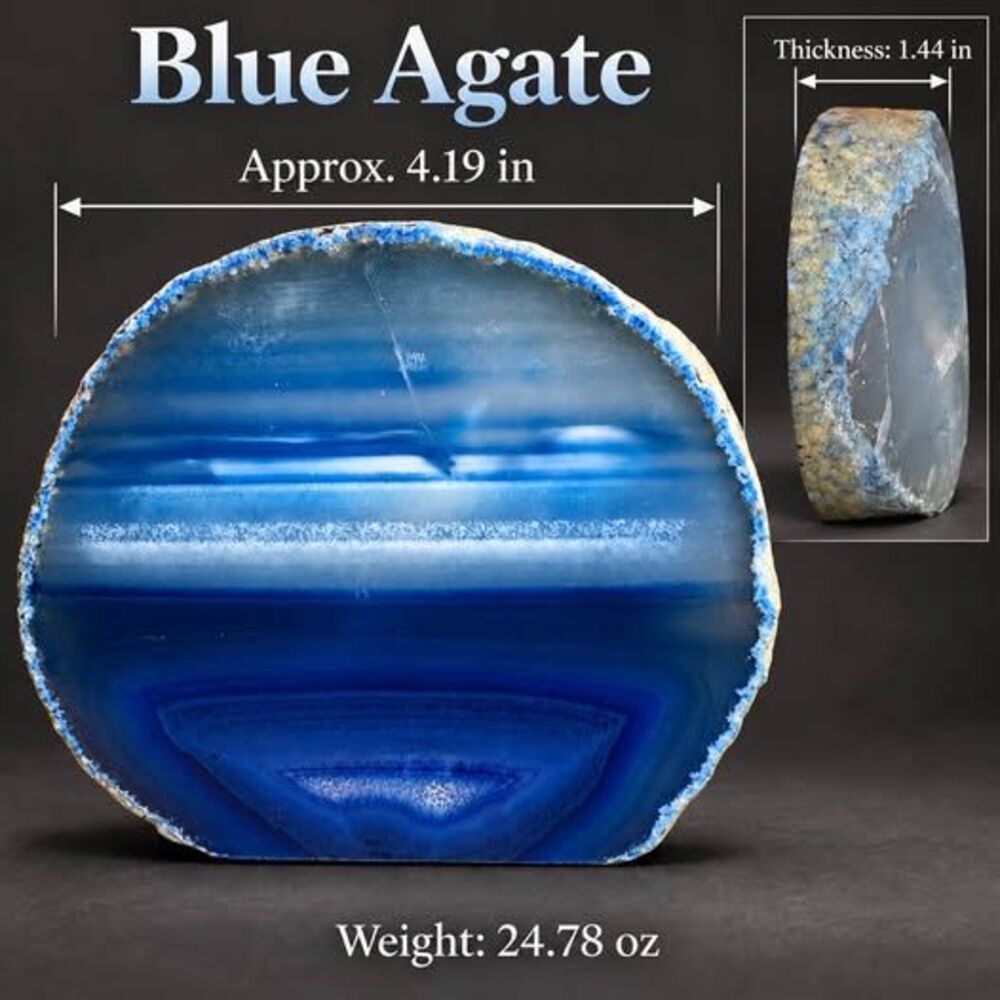 Blue Agate Specimen - Picture 1 of 3